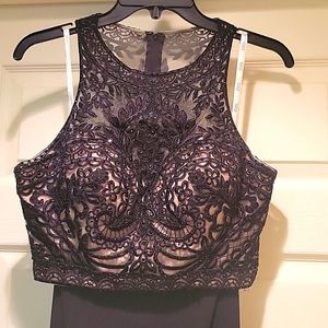 black semi- formal dress